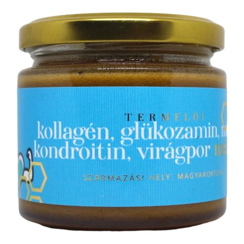 Kolagenas, gliukozaminas, msm, chondroitinas, žiedadulkės meduje 180g