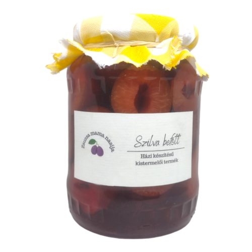 Plum jar 720 ml (sugar free)