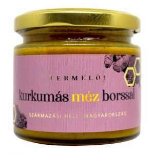 Kurkumás méz borssal 230g