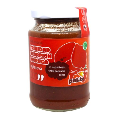 Trinidad Scorpion Moruga pomidorų ir aitriųjų paprikų padažas 200 ml