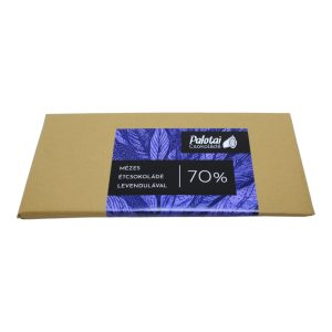 Mézes étcsokoládé levendulával 70% - 70g