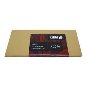 Honig-Bitterschokolade mit Chili 70% - 70g