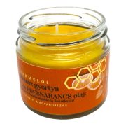 Lemongrass and sweet orange beeswax candle 130g