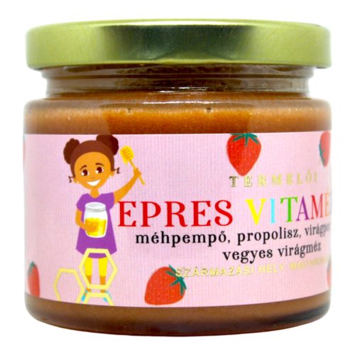 Strawberry Vitamin Honey 230g