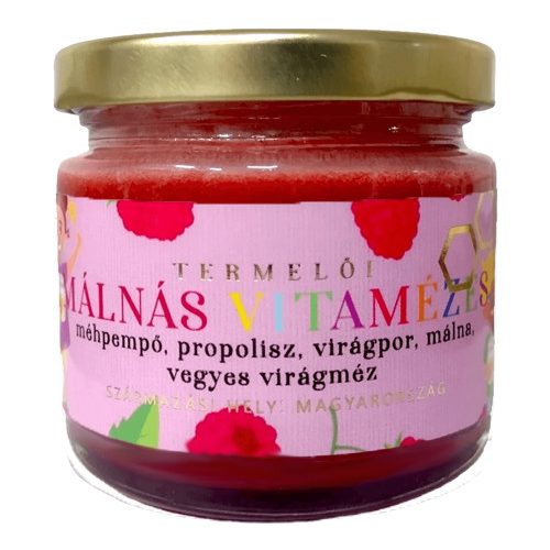 Raspberry Vitamin Honey 230g