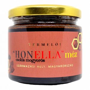 HONELLA csokis mogyorós méz 230g