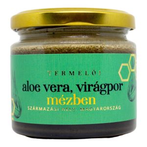 Aloe vera, virágpor mézben 230g