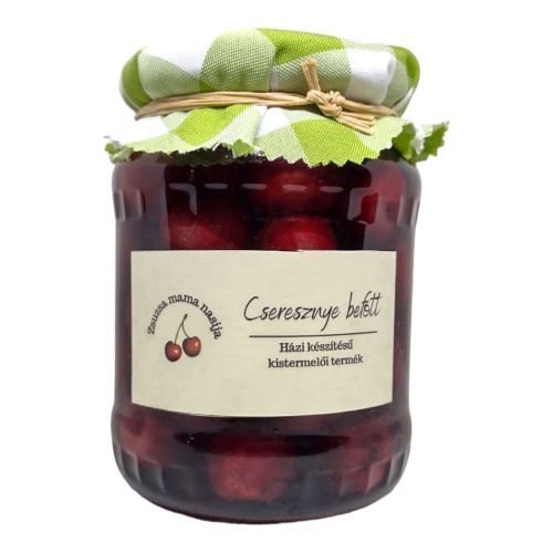 Cherry jar 720 ml (sugar free)