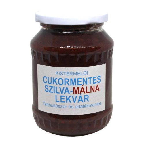 Szilva-málna lekvár 370g (cukormentes)