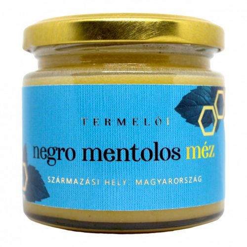 Negro Honig mit Menthol 230g